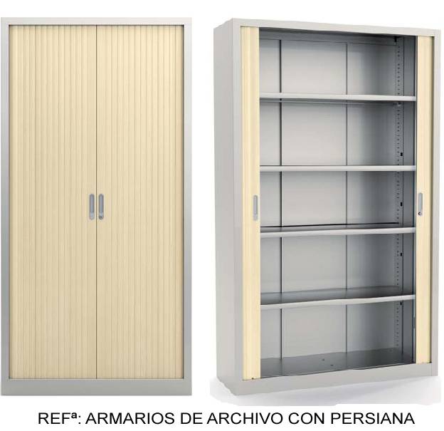 ARMARIOS METALICOS de Oficina, Con Puertas y Chapa